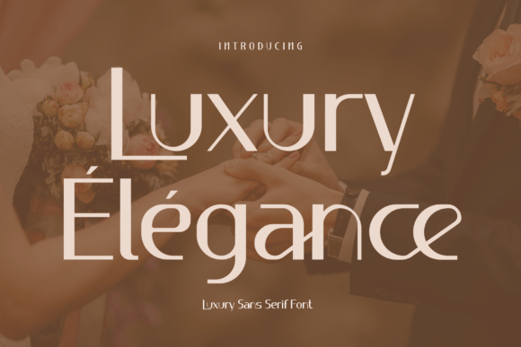 Luxury Élégance: A Refined Sans Serif for Editorial Design